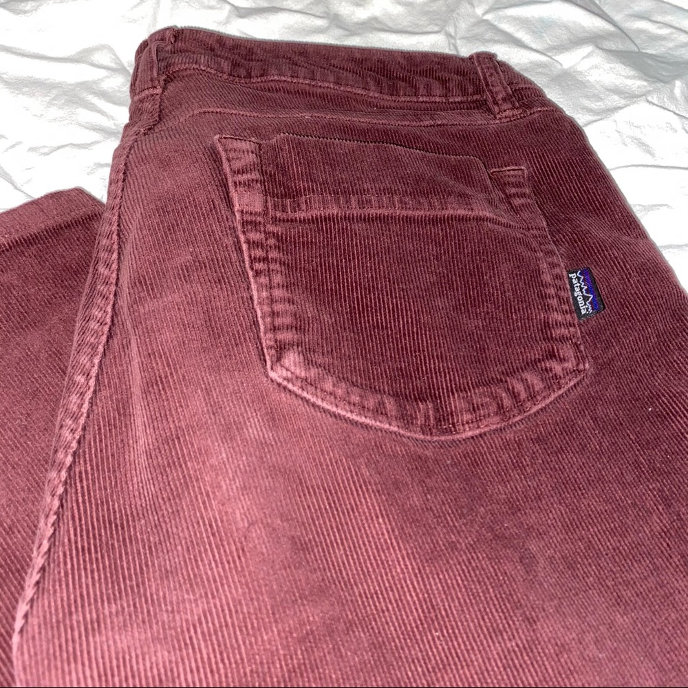 Patagonia Straight Leg Pants in Deep Burgundy - Picture 7 of 8